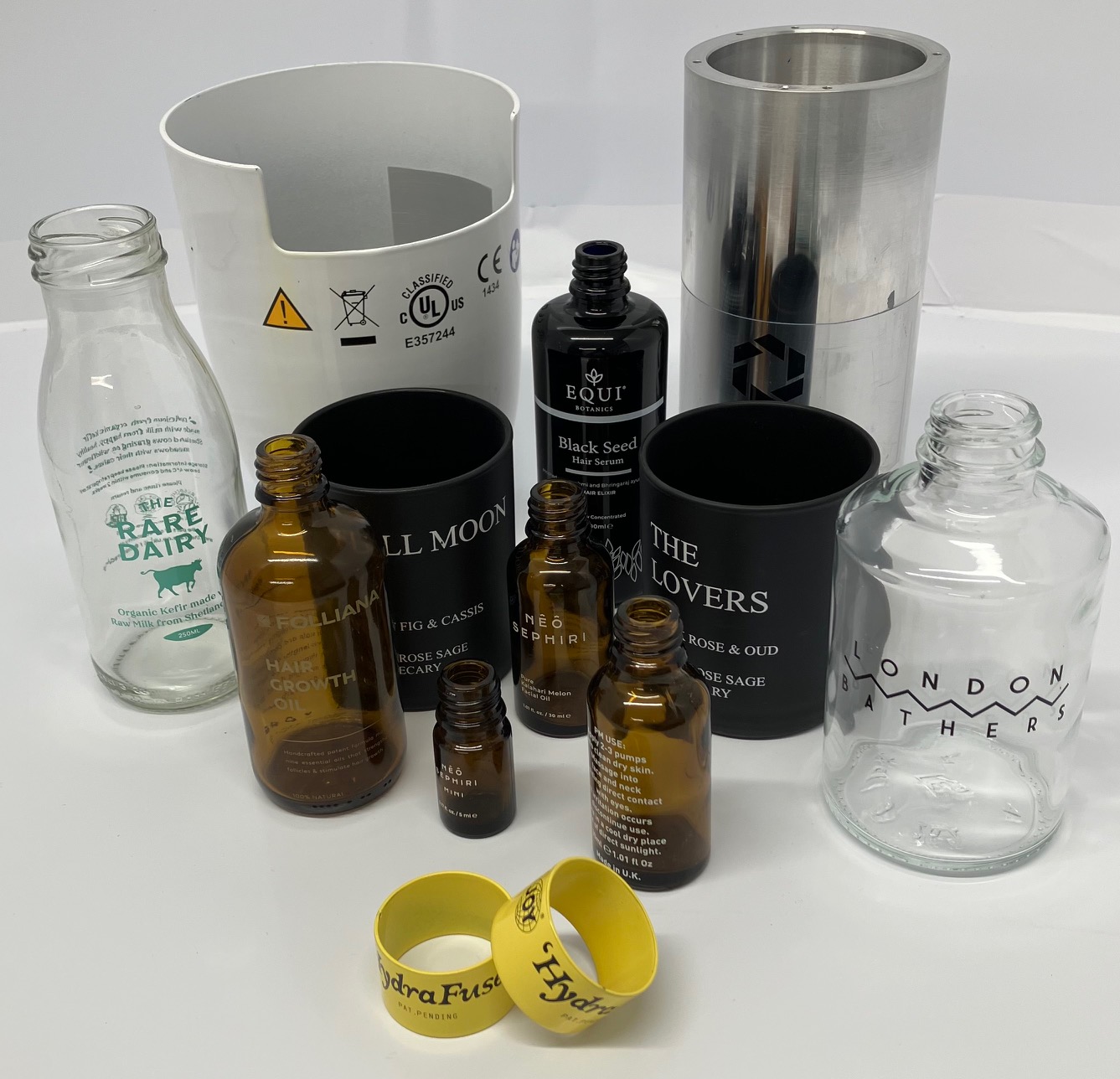 Cylinder and bottle printing