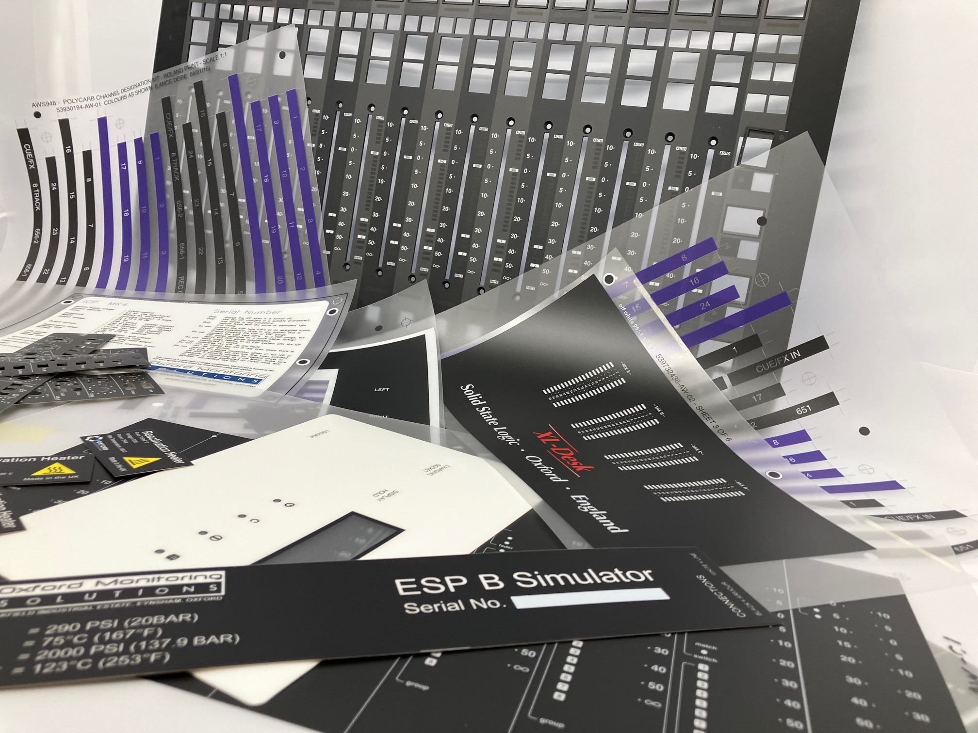 Graphic overlay printing image